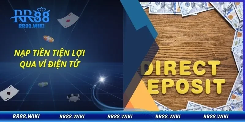 Nạp tiền tiện lợi qua ví điện tử
